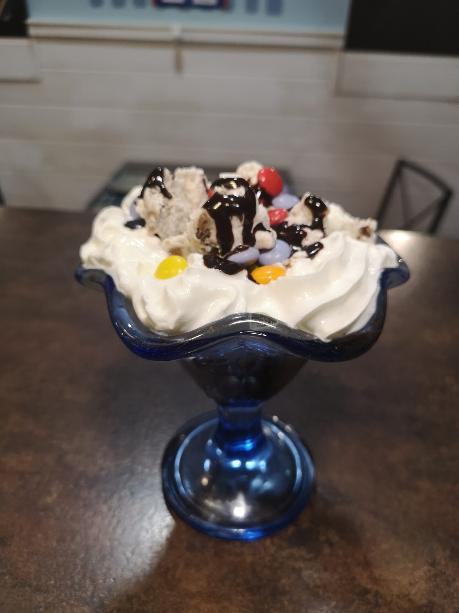 Postre, chocolate caliente